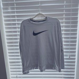 Classic Blue/Gray Nike Crew Neck Sweatshirt (Size XL)